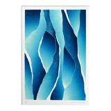 Dream print in blue