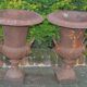 Cast iron media vases