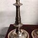 Pair of antique silver candelabras, first half of the 20th century