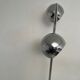 Chrome floor lamp 3 globes