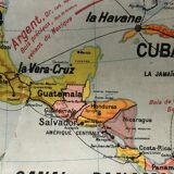 Educational map North America politics June 1950