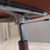 Vintage Scandinavian teak lifting coffee table 1970s