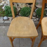 Paire de chaises bistrot anciennes