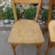 Pair of antique bistro chairs