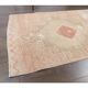 Vintage Turkish Hand-Knotted Beige Peach Runner Rug 89x330