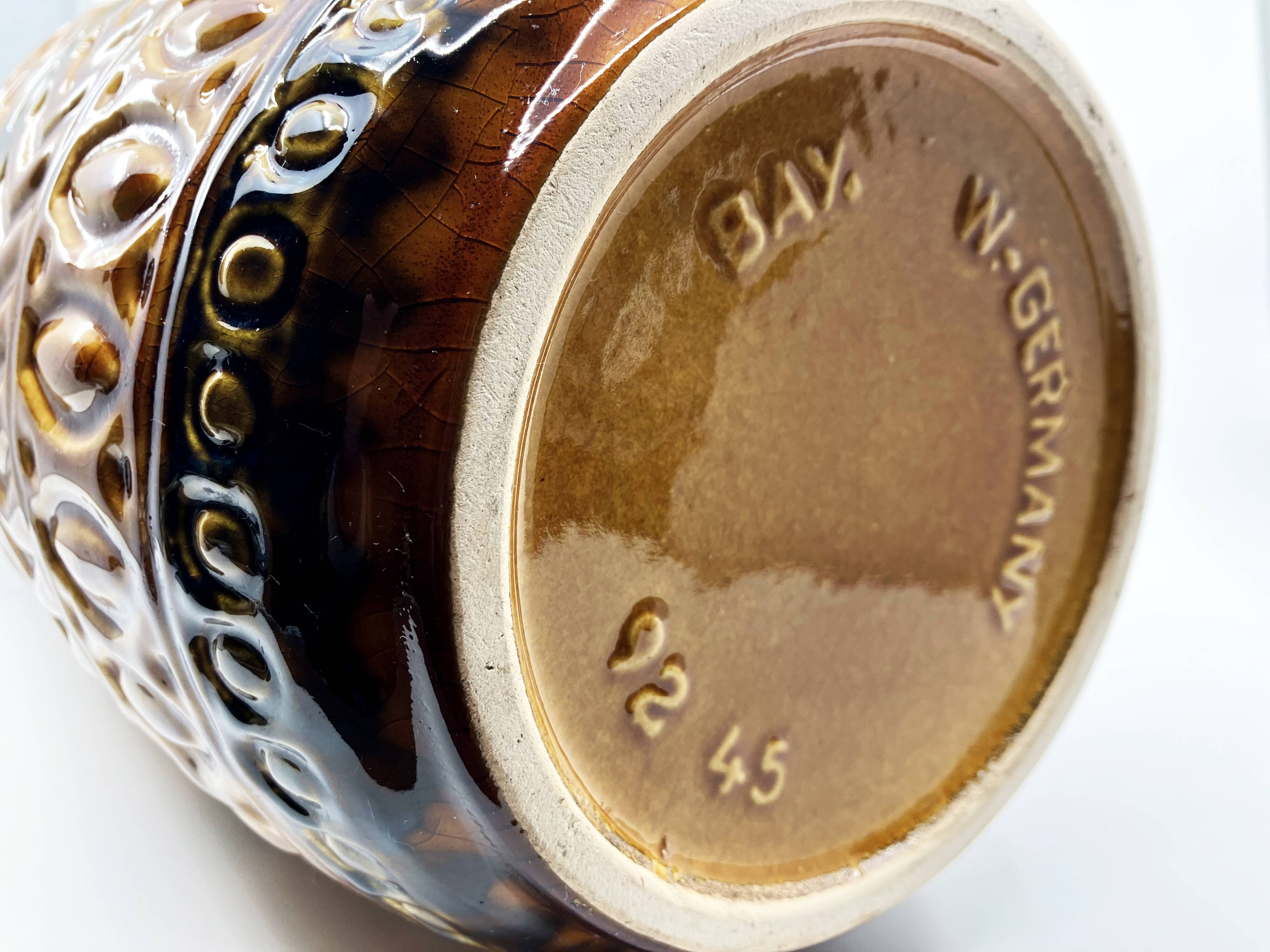 Large ceramic floor vase Bay Keramik • West Germany • Circa 1970