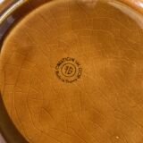 Set of 2 gien earthenware slush trivets - val d'or creation, imitation mustard yellow