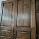 Pair of oak closet doors