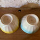 Antique faceted bowls