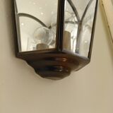Brass wall light