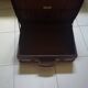 Valise en cuir (golden leaf )