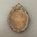 Old frame photo brass nineteenth