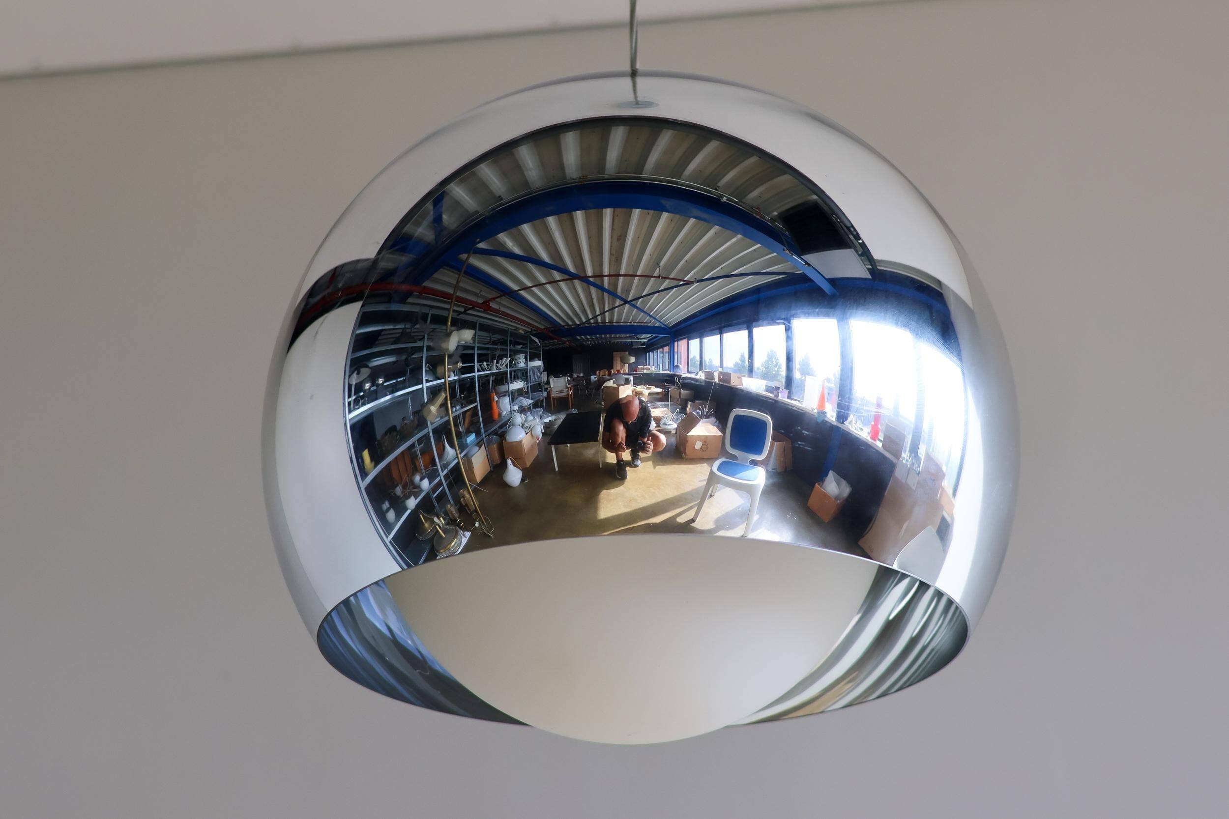 Large "Sconfine Sfera" suspension by Matteo Thun for Zumtobel
