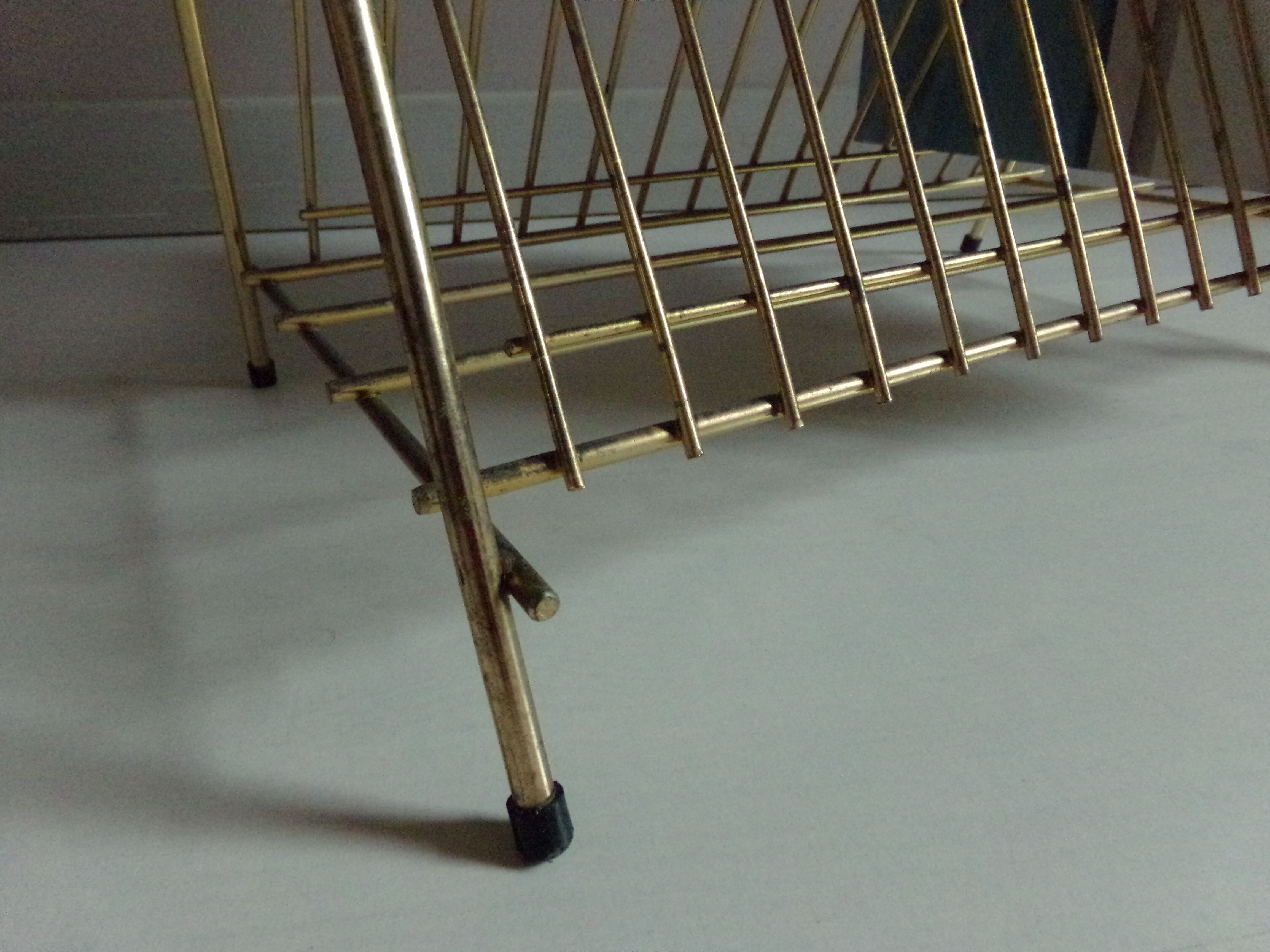 Vintage table 60s disc rack