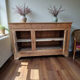 Louis Philippe style sideboard in cherry burl