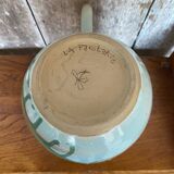 Pitcher la facoterie ceramic blei irise double handle vintage design