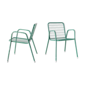 Pair of chairs EMU model Rio green