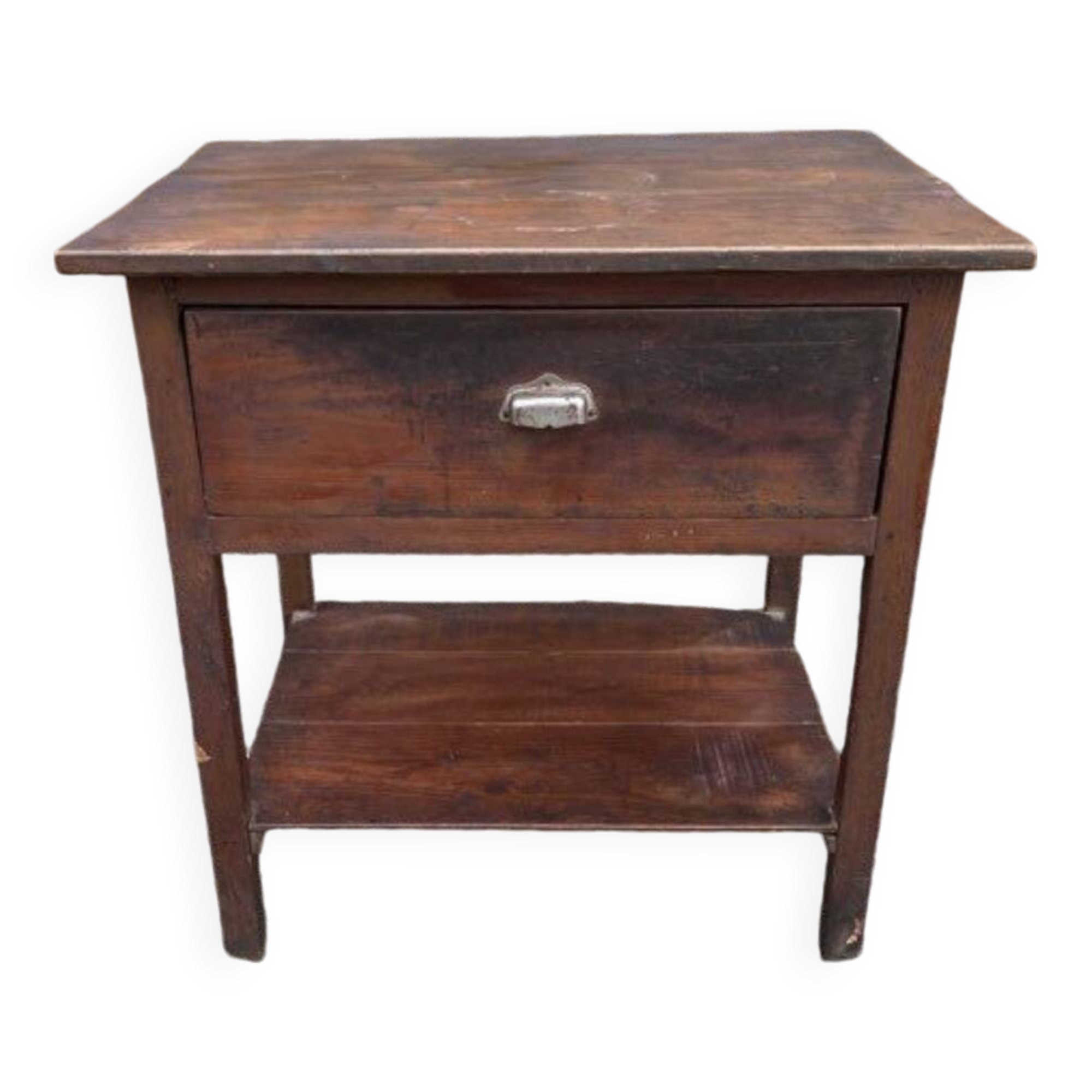 Small antique piece of furniture with its original patina.