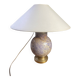 Ceramic and brass lamp