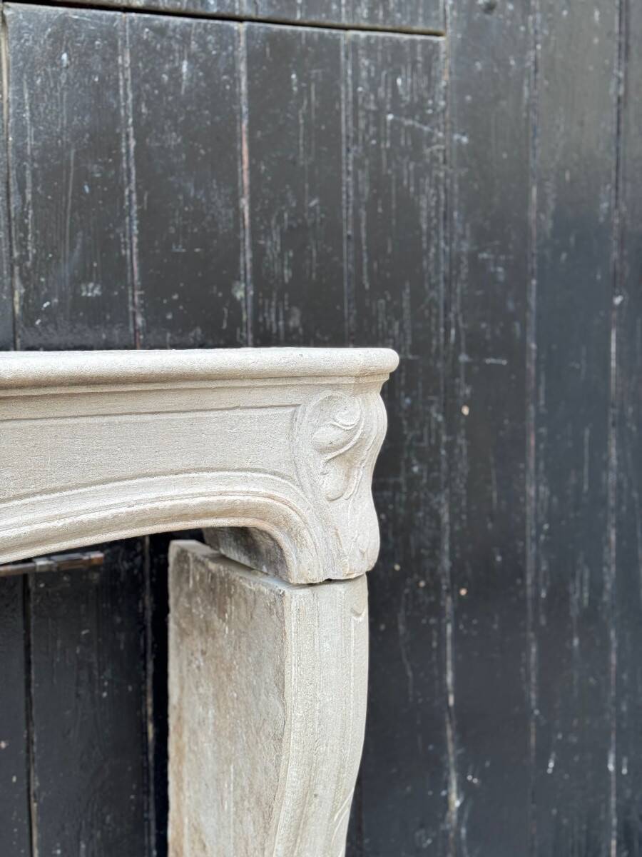 Regency style fireplace in loamy stone circa 1880