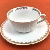 Royal ADP France Genuine Luxury Porcelain Coffee Cup / Saucer