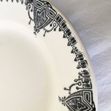 Flat ironstone plates bft 19th century