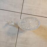 Carafe à whisky ovale en cristal taillé
