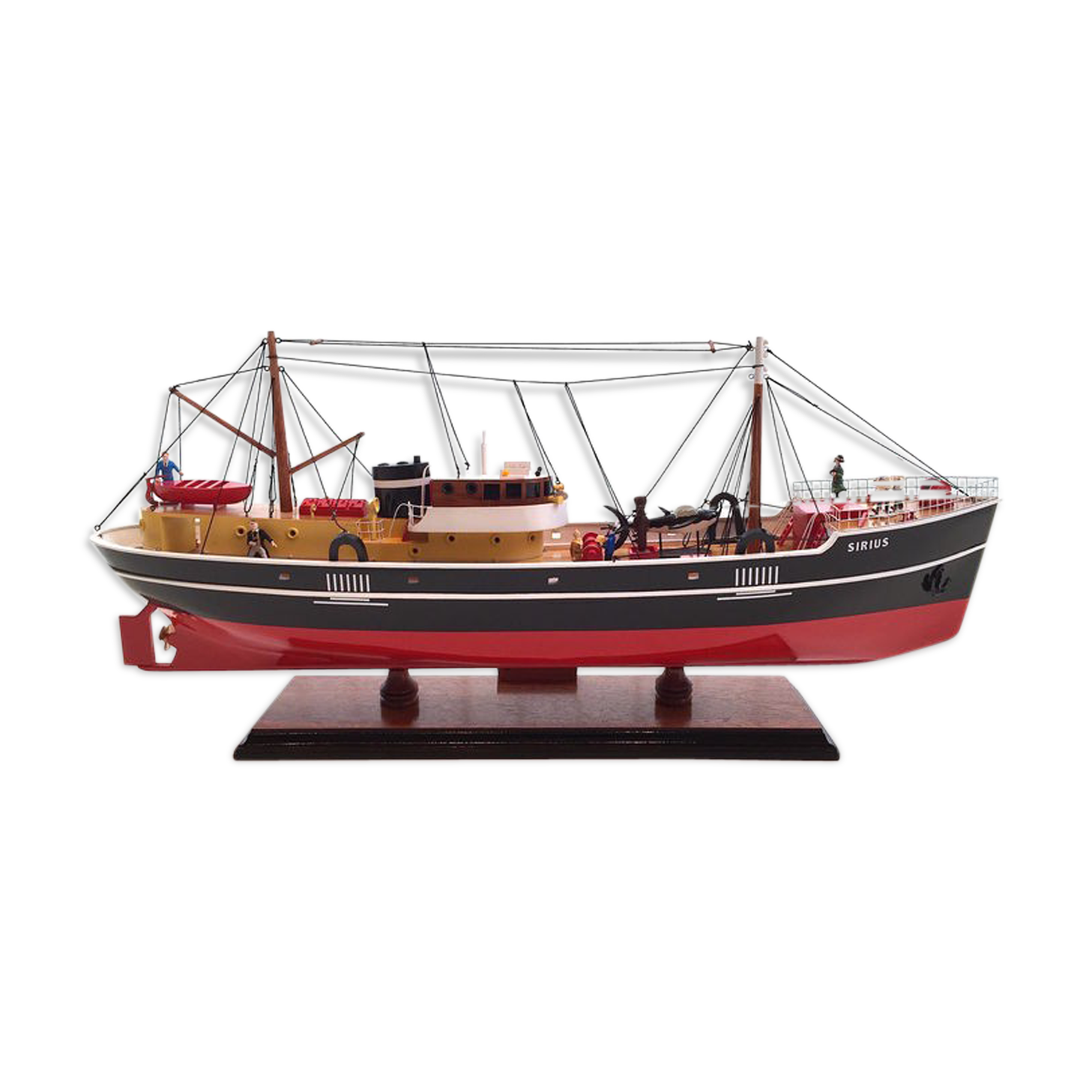 Tintin - Model of the Sirius Boat - The Treasure of Rackham the Red 60 cm wood