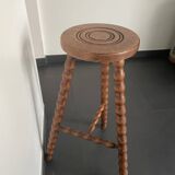 Vintage tripod high stool