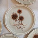 Assiettes plates vintage