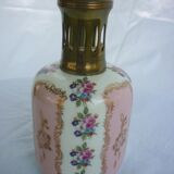 Berger lamp flowered porcelain