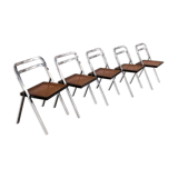 Chairs Giorgio Catellan edition Cidue Italy 1970