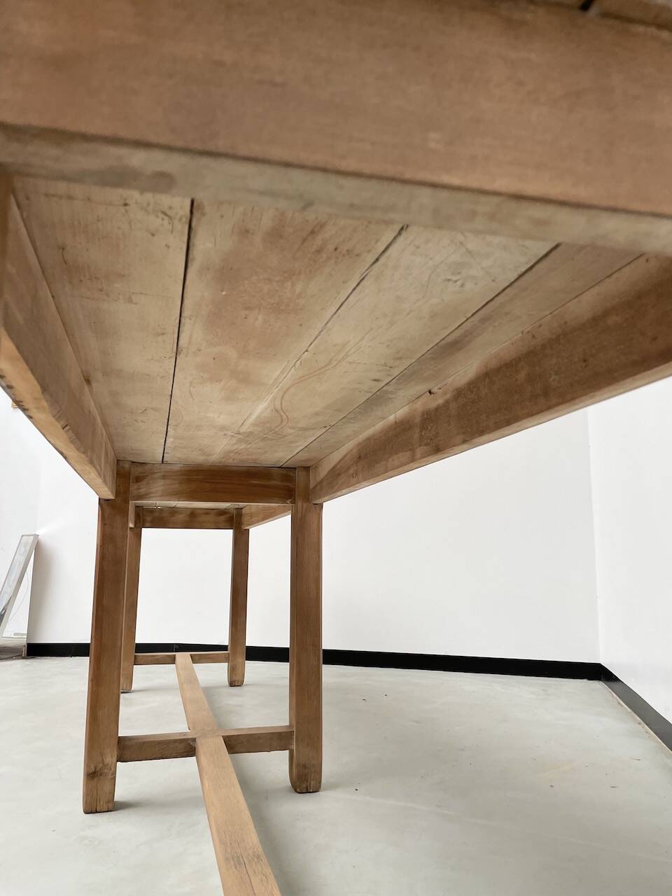 Oak console farm table 3m