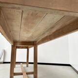 Oak console farm table 3m