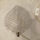 Wall lamp "Leaf" by Barovier & Toso in Murano glass.