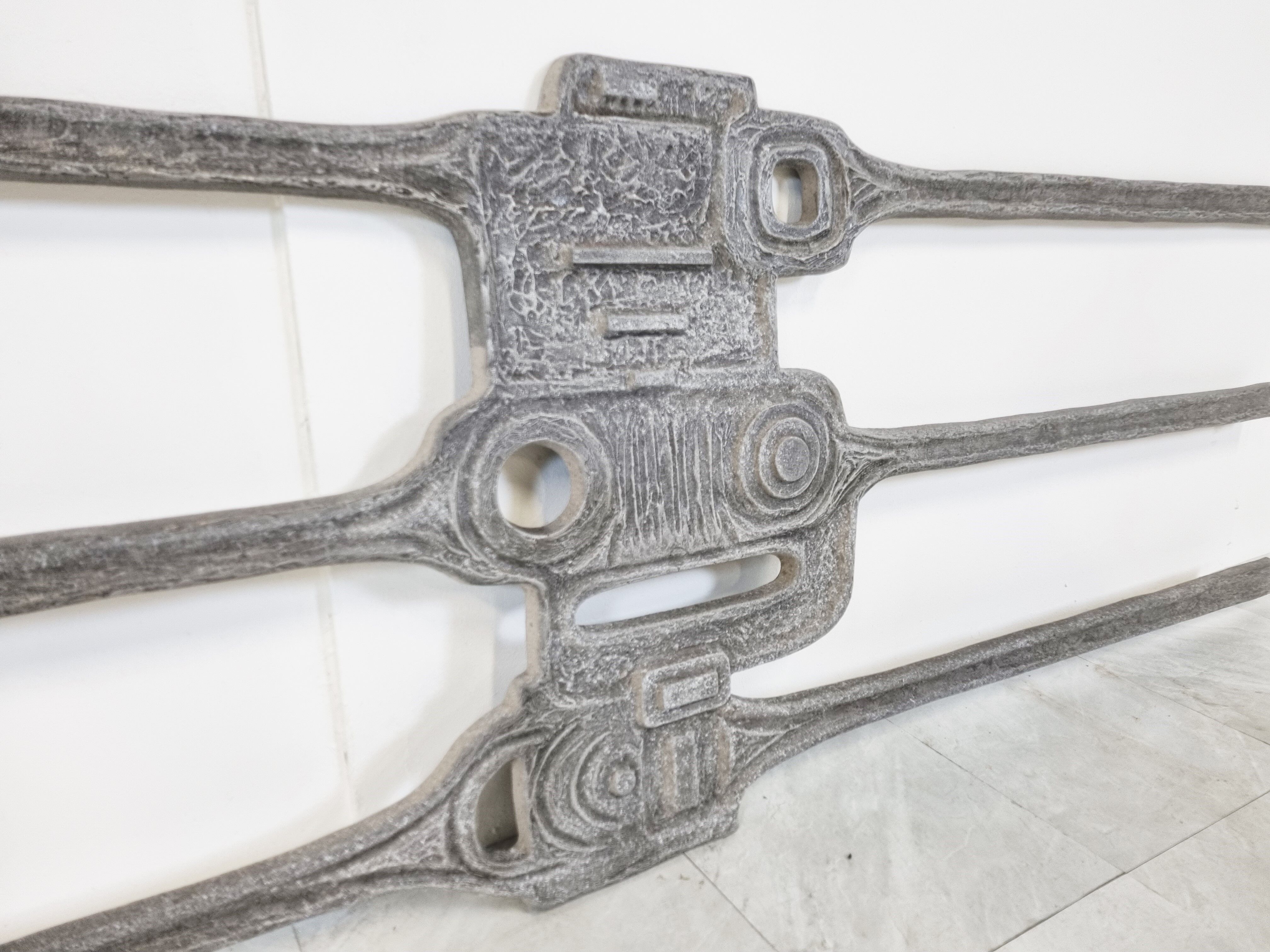 Brutalist wall sculpture, 1970s