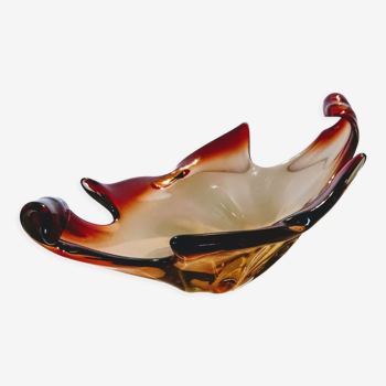 Submerged glass cup Murano 1974