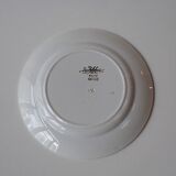 Petite assiette Sarreguemines au décor bleu canard