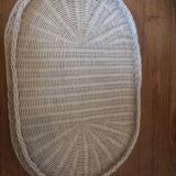 Vintage elephant wicker table 70