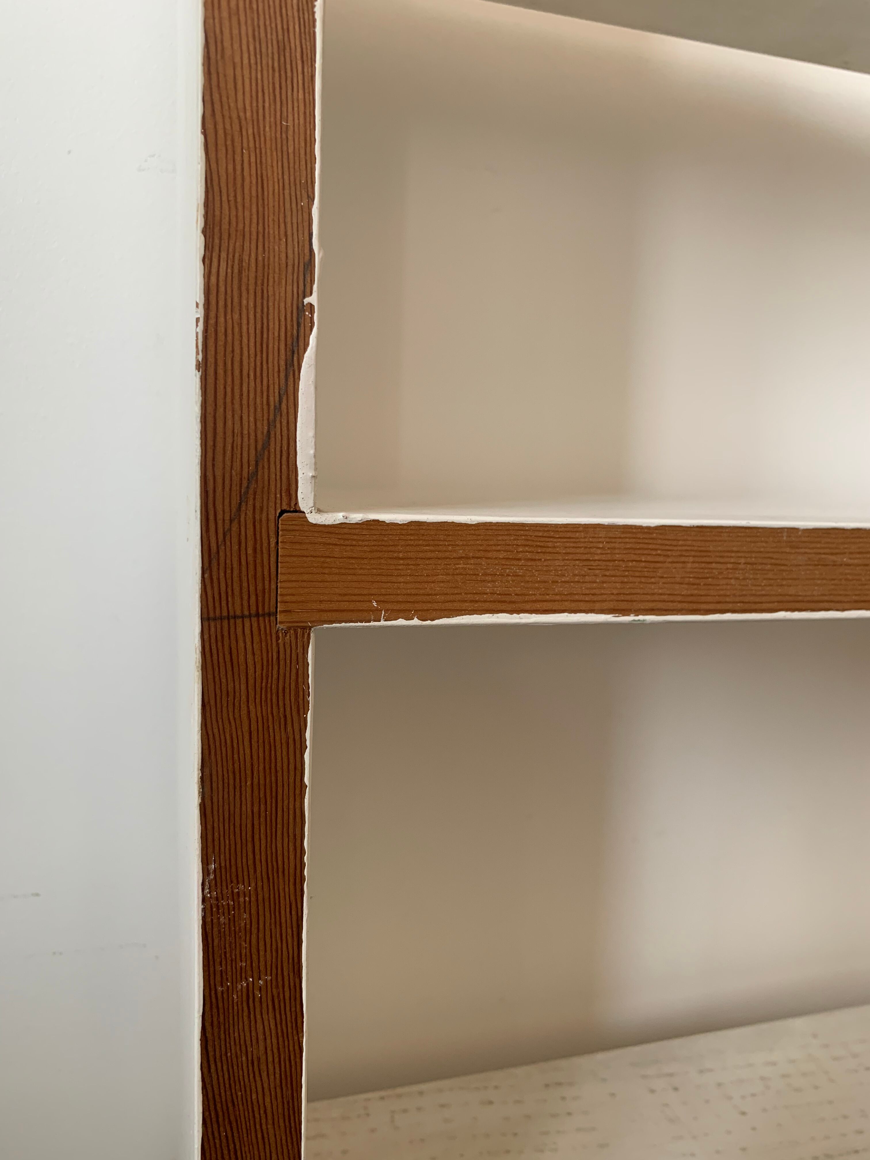 Antique solid wood shelf