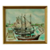 Original mid-century oil on canvas – "At the Quay"