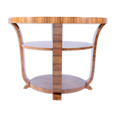 Art Deco walnut side table