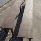 Set de 2 bancs de ferme
