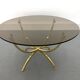 Brass and Smoked Glass Coffee Table,1970s