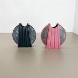 Set of 2  vases Bay Ceramics Germany, 1980s