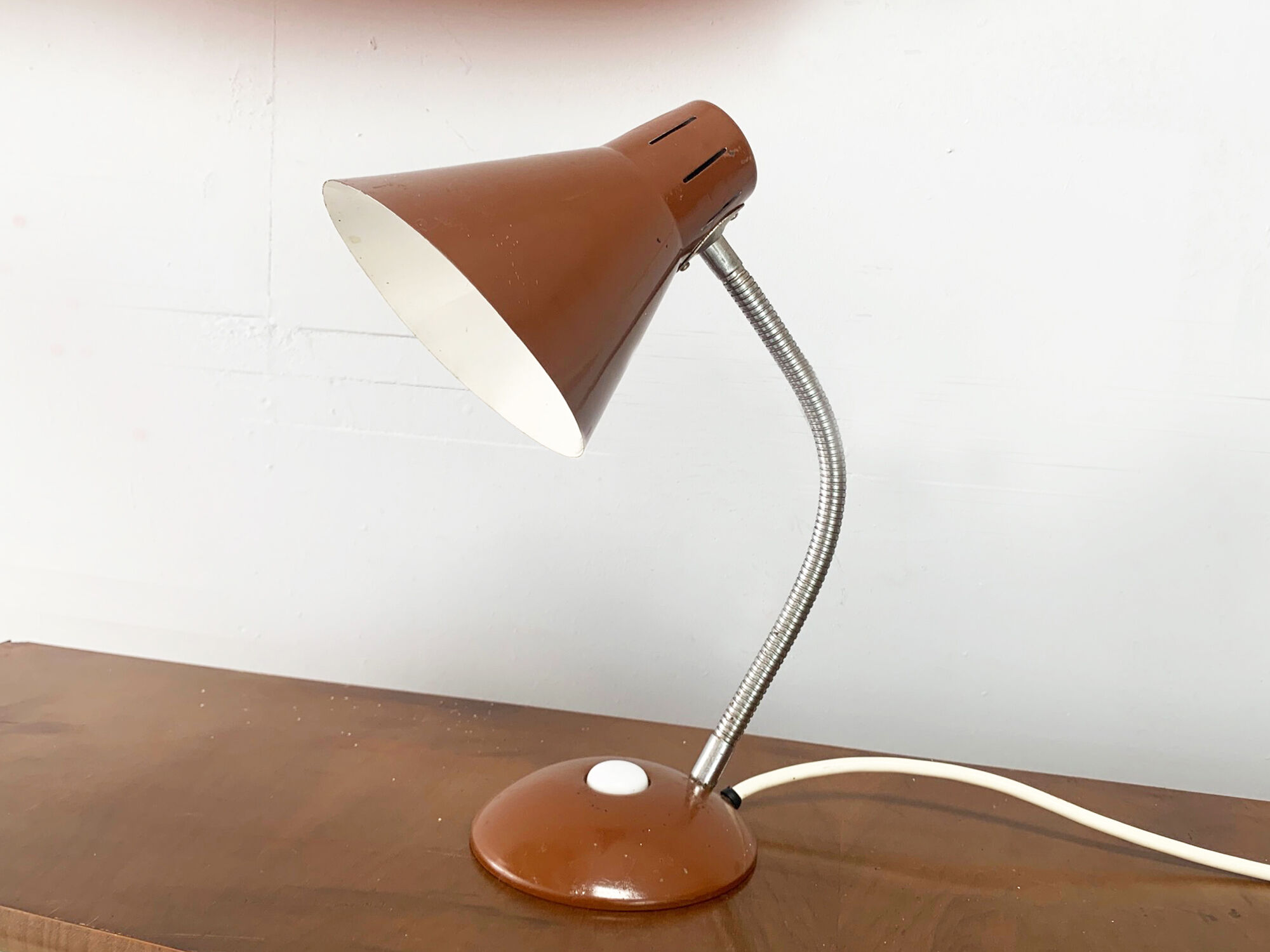 1960’s mid century chinese ‘searchlight’ desk lamp