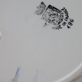 Lot of 6 vintage assorted blue and white St. amand plates