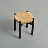 Tabouret Méribel par Charlotte Perriand, circa 1950