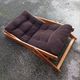 Kon-tiki armchair Ikea wood velvet Gillis Lundgren vintage