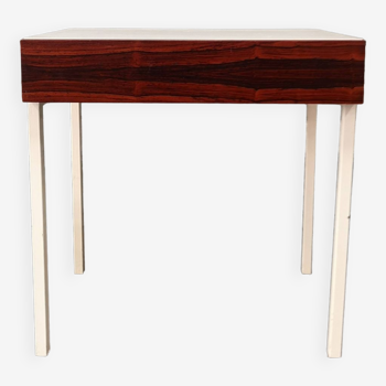 Scandinavian side table or bedside table for Interlubke in rosewood and melamine, design Germany 1970